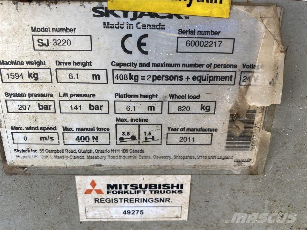 SkyJack SJ3219 Scissor lifts