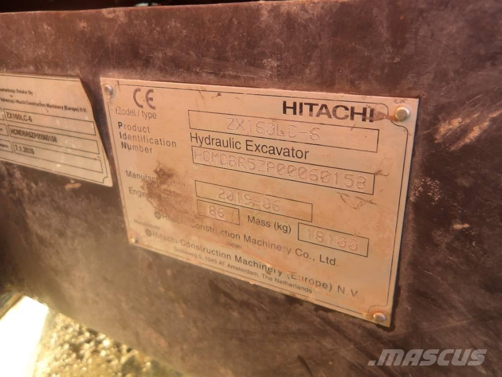 Hitachi ZX 160 LC Crawler excavators