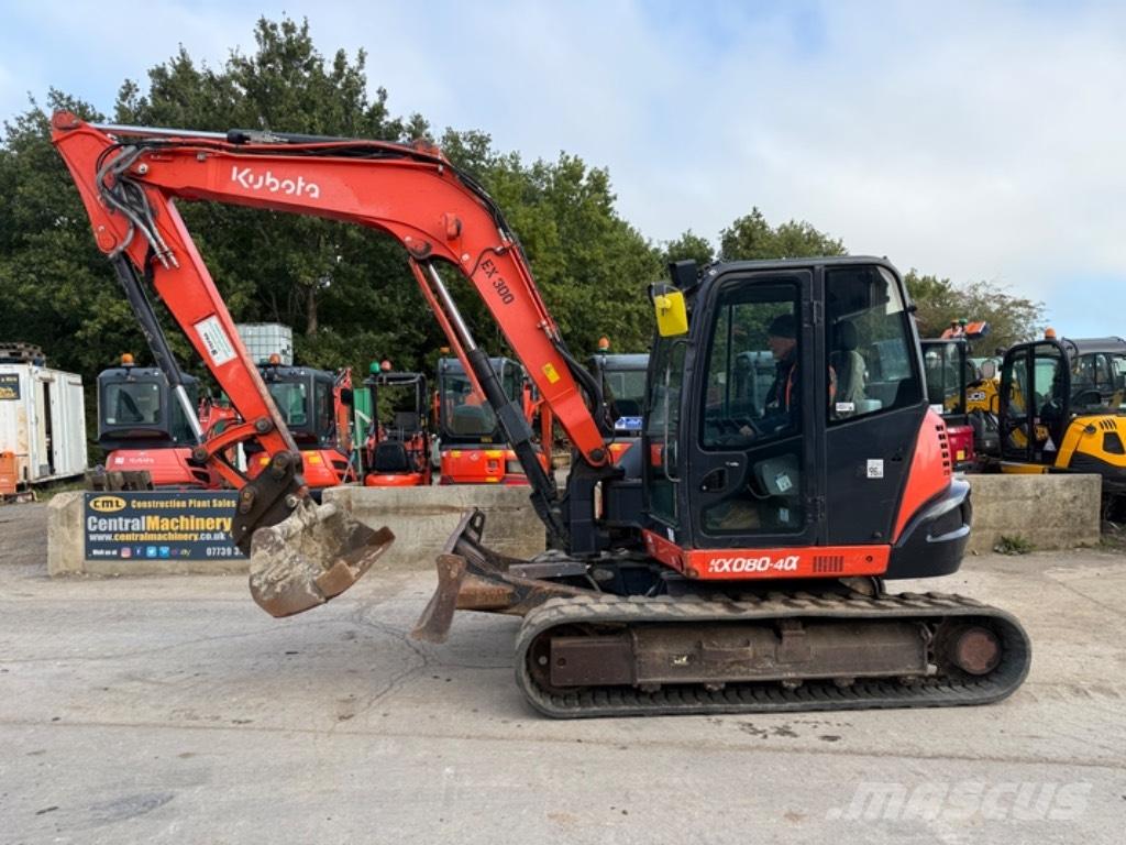 Kubota KX 080-4 Midi excavators  7t - 12t
