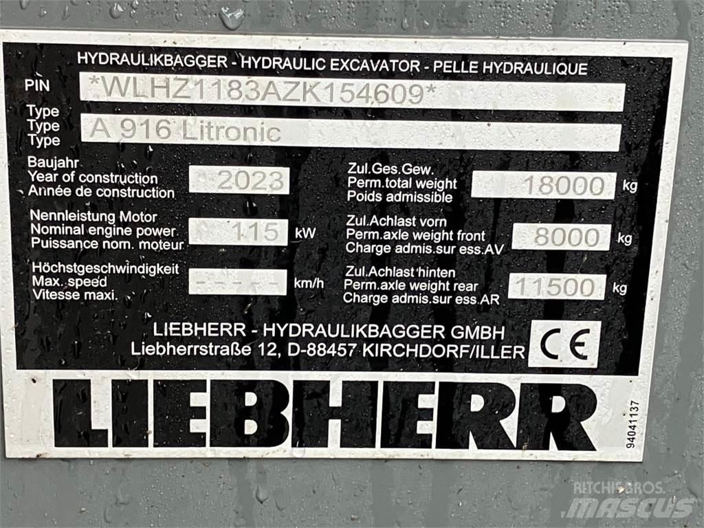Liebherr A916 Wheeled excavators