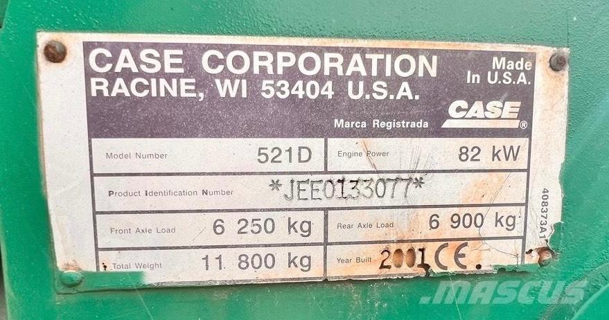 CASE 521 D Wheel loaders
