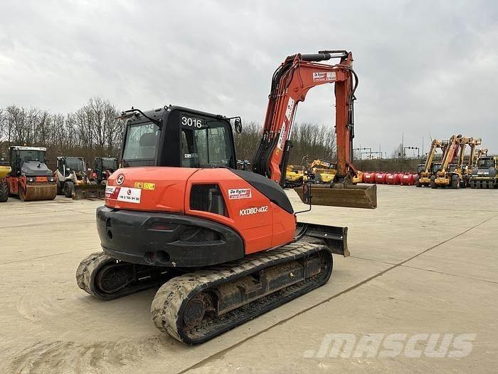 Kubota KX080-4A2 Midi excavators  7t - 12t