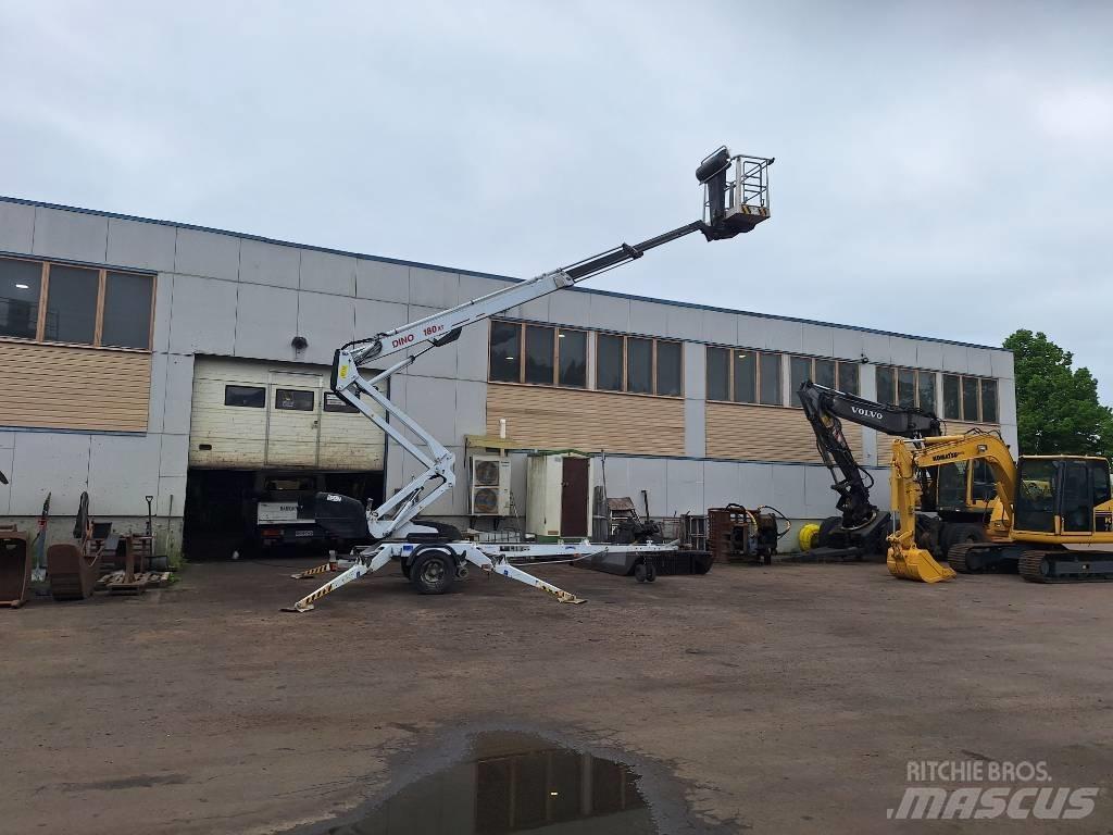 Dino 180 XT Trailer mounted aerial platforms