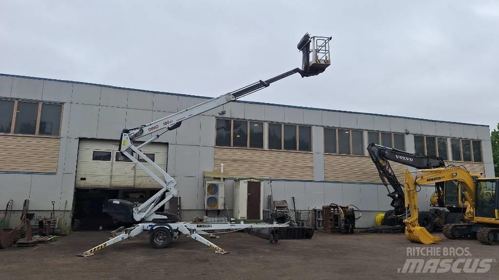 Dino 180 XT Trailer mounted aerial platforms