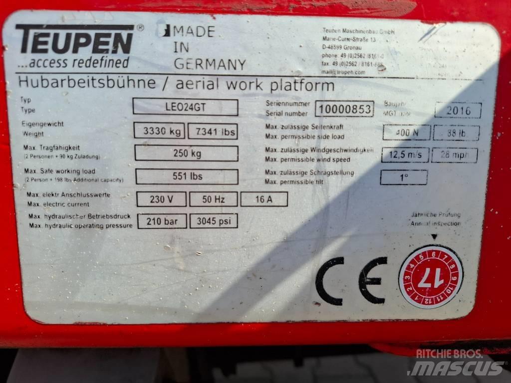 Teupen LEO24GT Articulated boom lifts