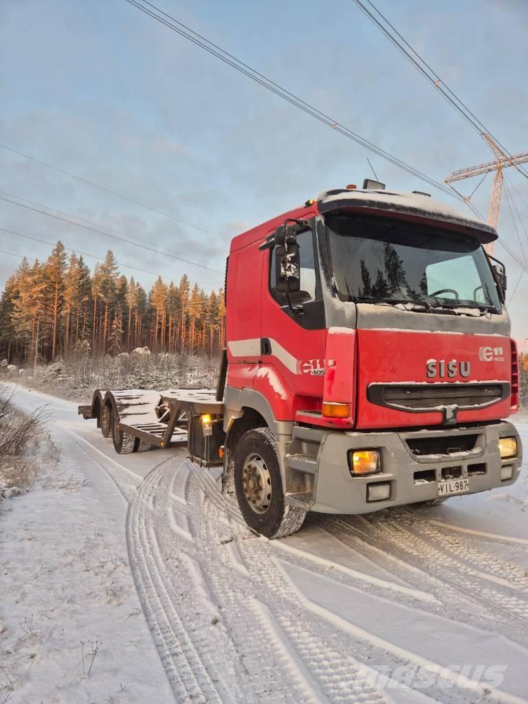 Sisu E11 Forest machine transport trucks