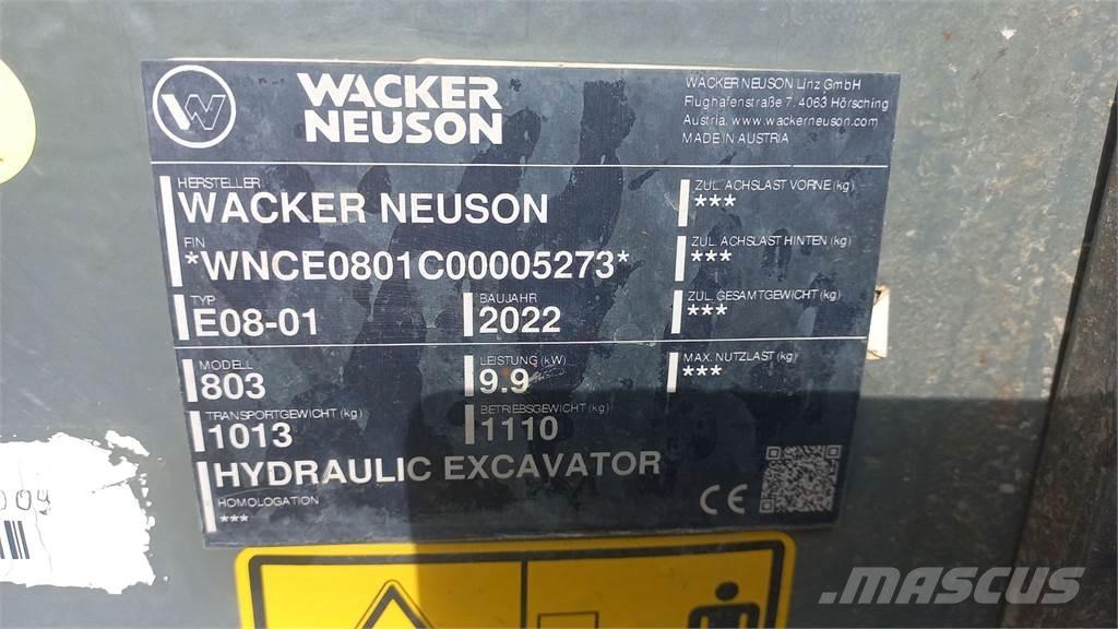 Wacker Neuson 803 Crawler excavators