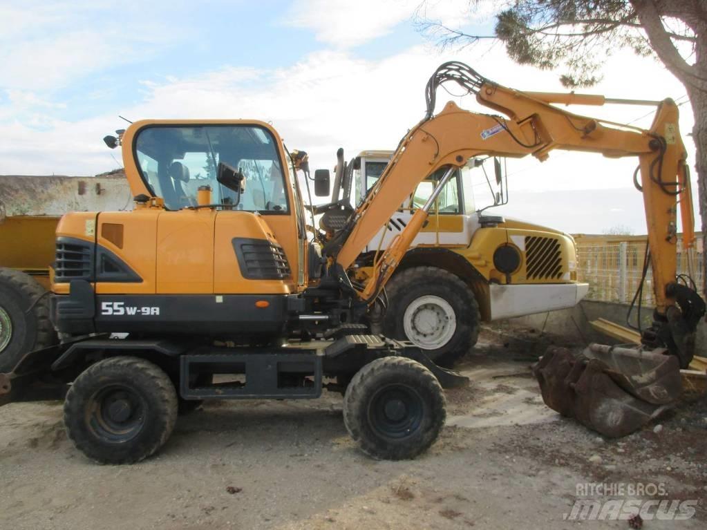 Hyundai R 55W 9A Mini excavators < 7t (Mini diggers)