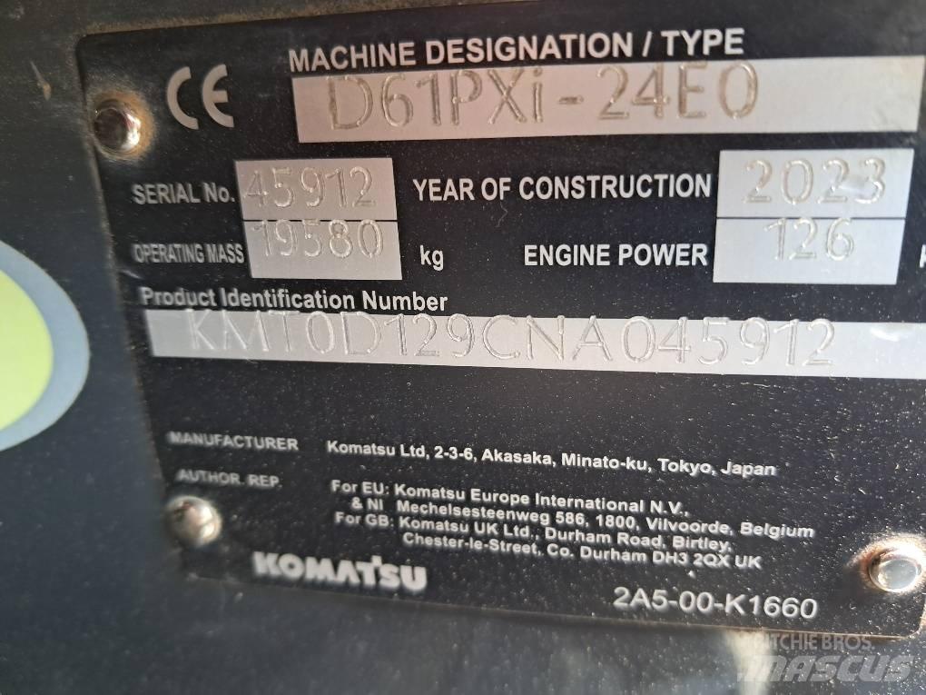 Komatsu D61PXI-24E0 Crawler dozers
