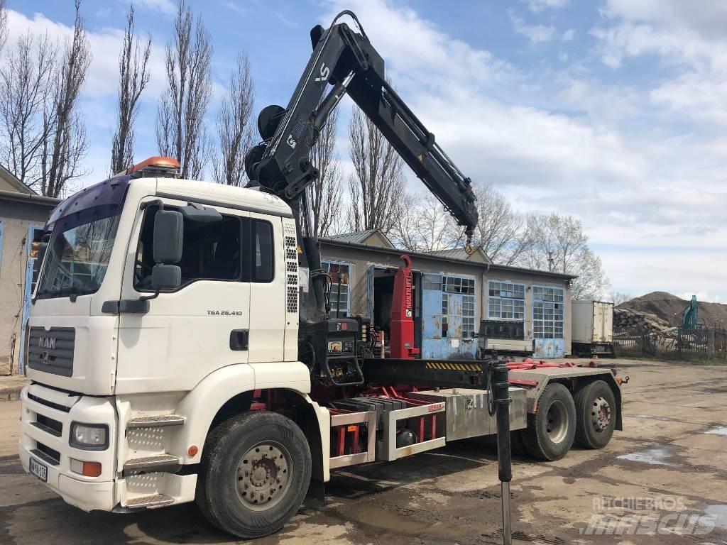 MAN 26.413 Cable lift demountable trucks