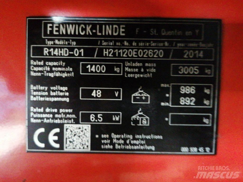 Linde R14HD-01 Reach trucks
