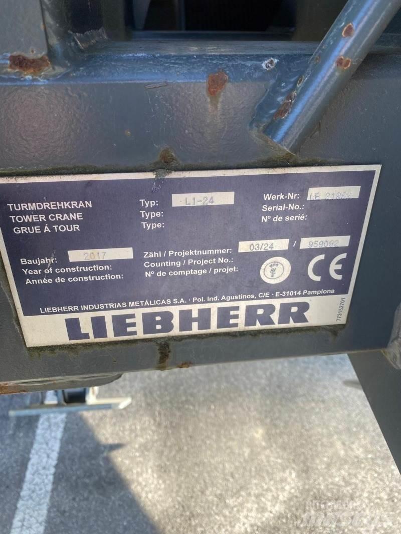 Liebherr L1-24 Tower cranes