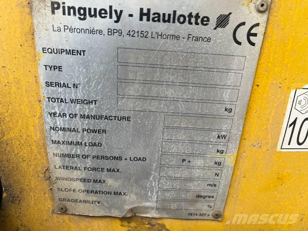 Haulotte HA 16 PX NT Articulated boom lifts