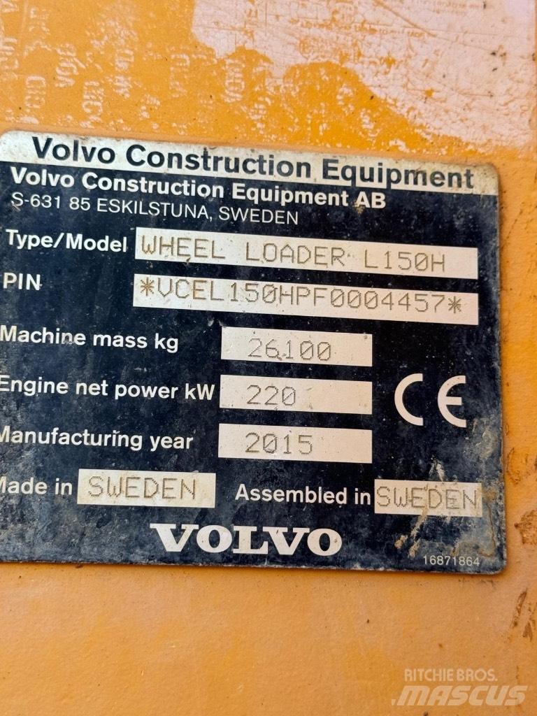Volvo L 150 H Wheel loaders