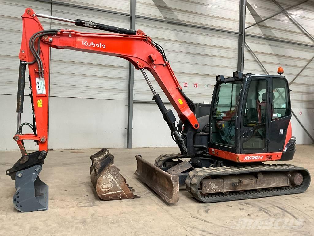 Kubota KX 080-4 Midi excavators  7t - 12t