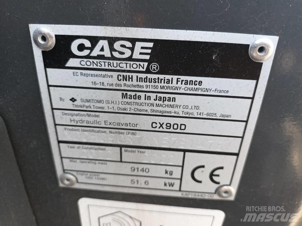 CASE CX 90 D Midi excavators  7t - 12t