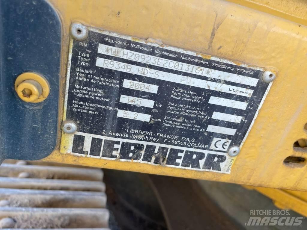 Liebherr R 934 B Crawler excavators