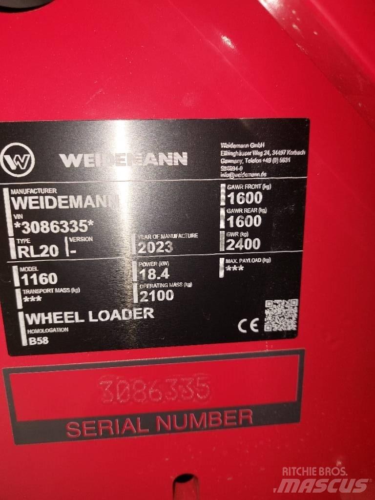 Weidemann 1160 Multi purpose loaders