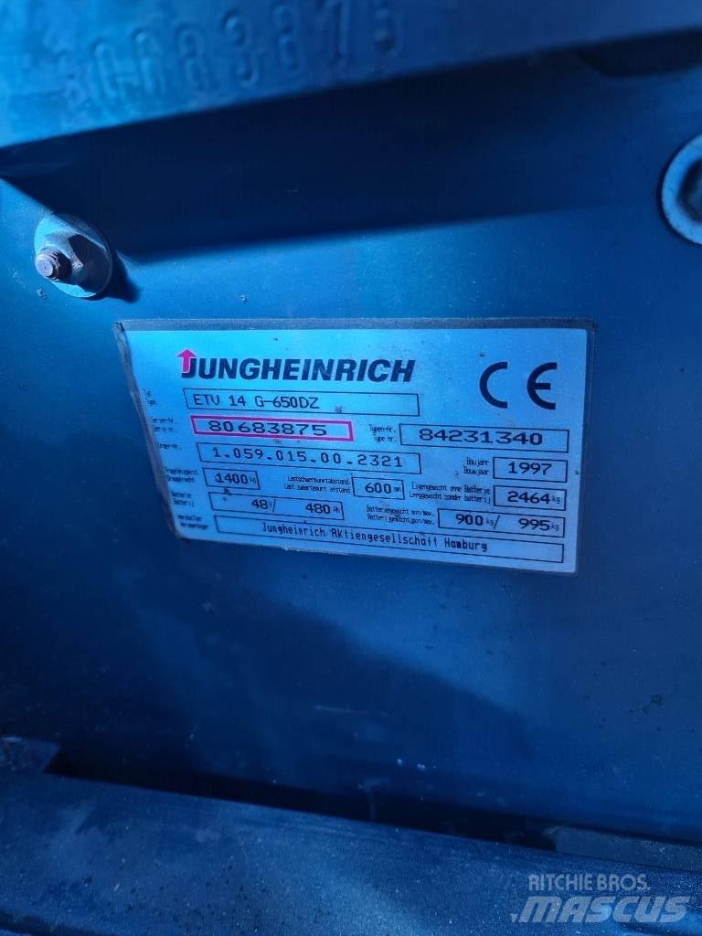 Jungheinrich ETV 14 Reach trucks