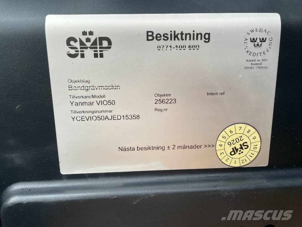 Yanmar Vio 50 Mini excavators < 7t (Mini diggers)