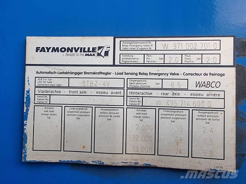 Faymonville STBZ-6VA Skip loader semi-trailers