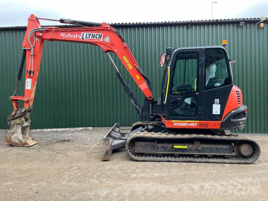 Kubota KX 080 Midi excavators  7t - 12t