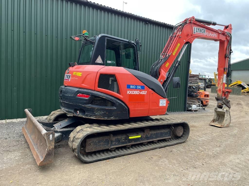 Kubota KX 080 Midi excavators  7t - 12t