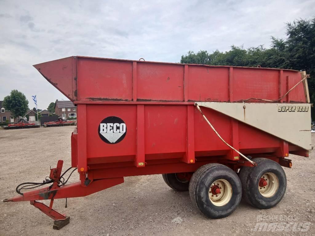 Beco super 1200 Tipper trailers