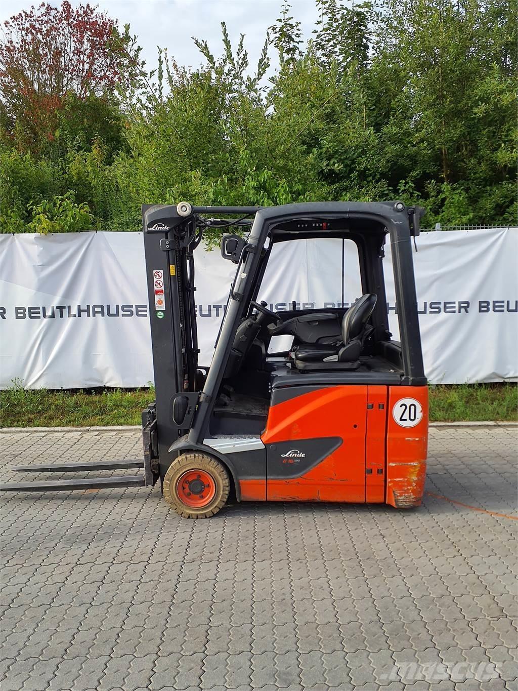 Linde E16 Electric forklift trucks