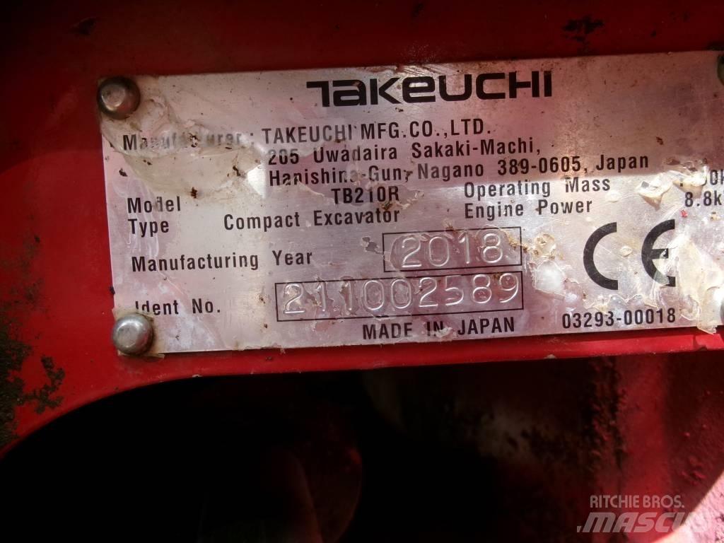 Takeuchi TB 210 R Mini excavators < 7t (Mini diggers)