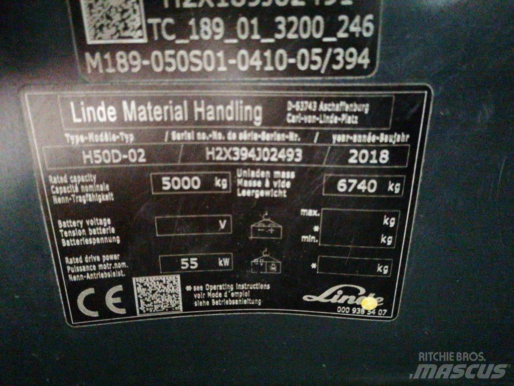 Linde H50D-02 Diesel trucks