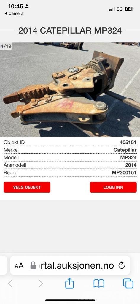 CAT MP324 Cutters