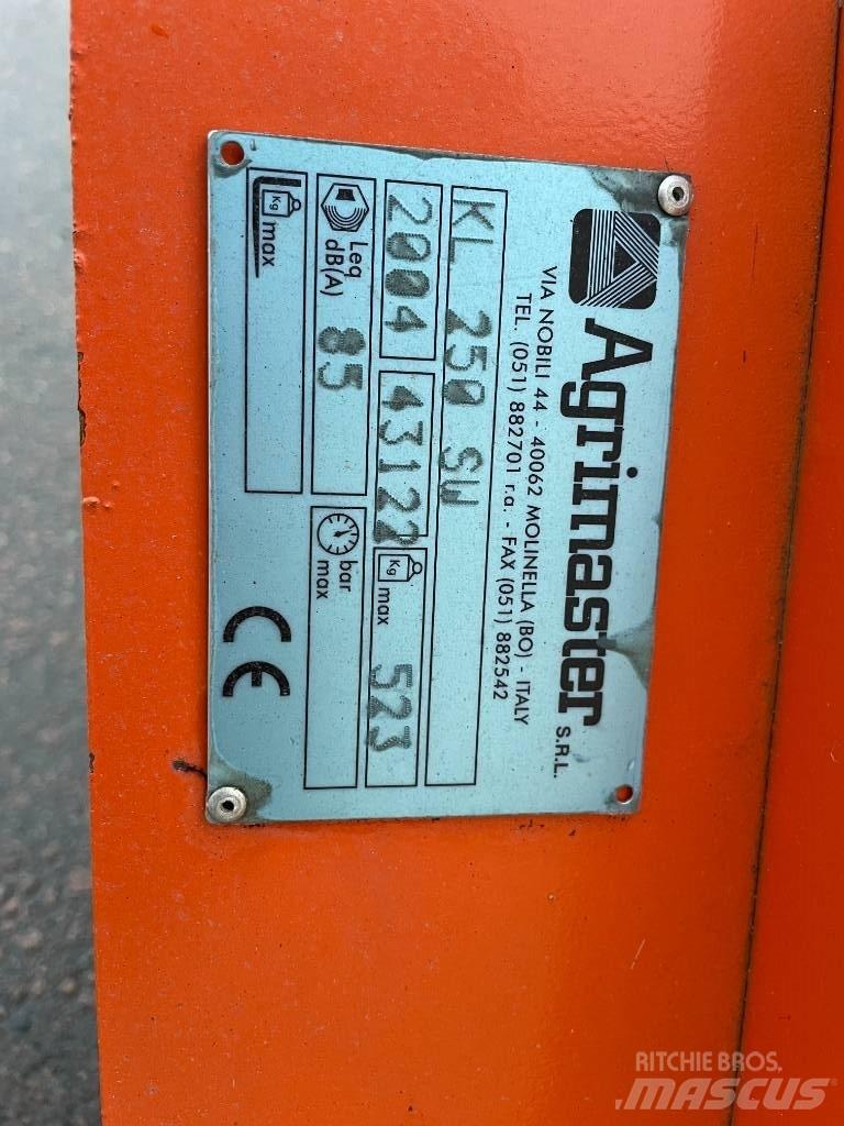 Agrimaster KL 250 SW Pasture mowers and toppers
