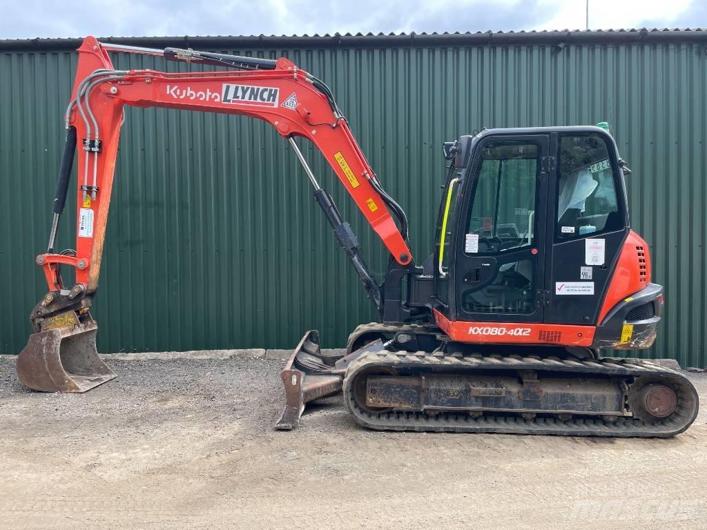 Kubota KX 080-4 Midi excavators  7t - 12t