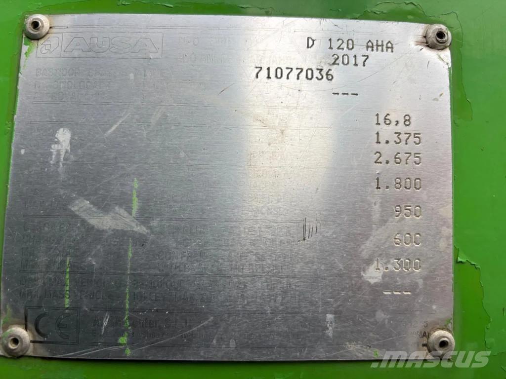 Ausa D120AHA Articulated Dump Trucks (ADTs)