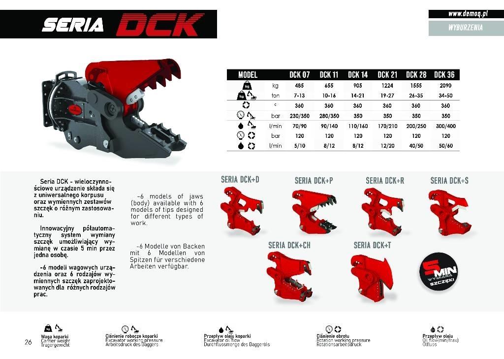  DEMOQ DCK21 Pulveriser (Demolition Crusher ) 