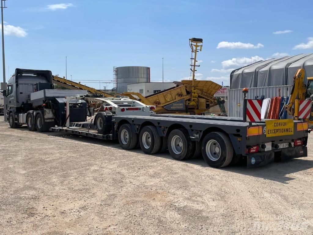 Scania R 580 Beavertail Flatbed / winch trucks