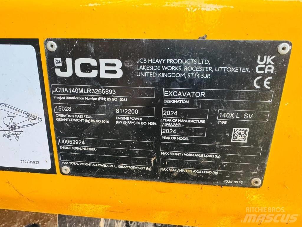 JCB 140 X Crawler excavators