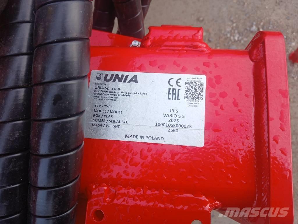 Unia Ibis Vario H 5 Reversible ploughs