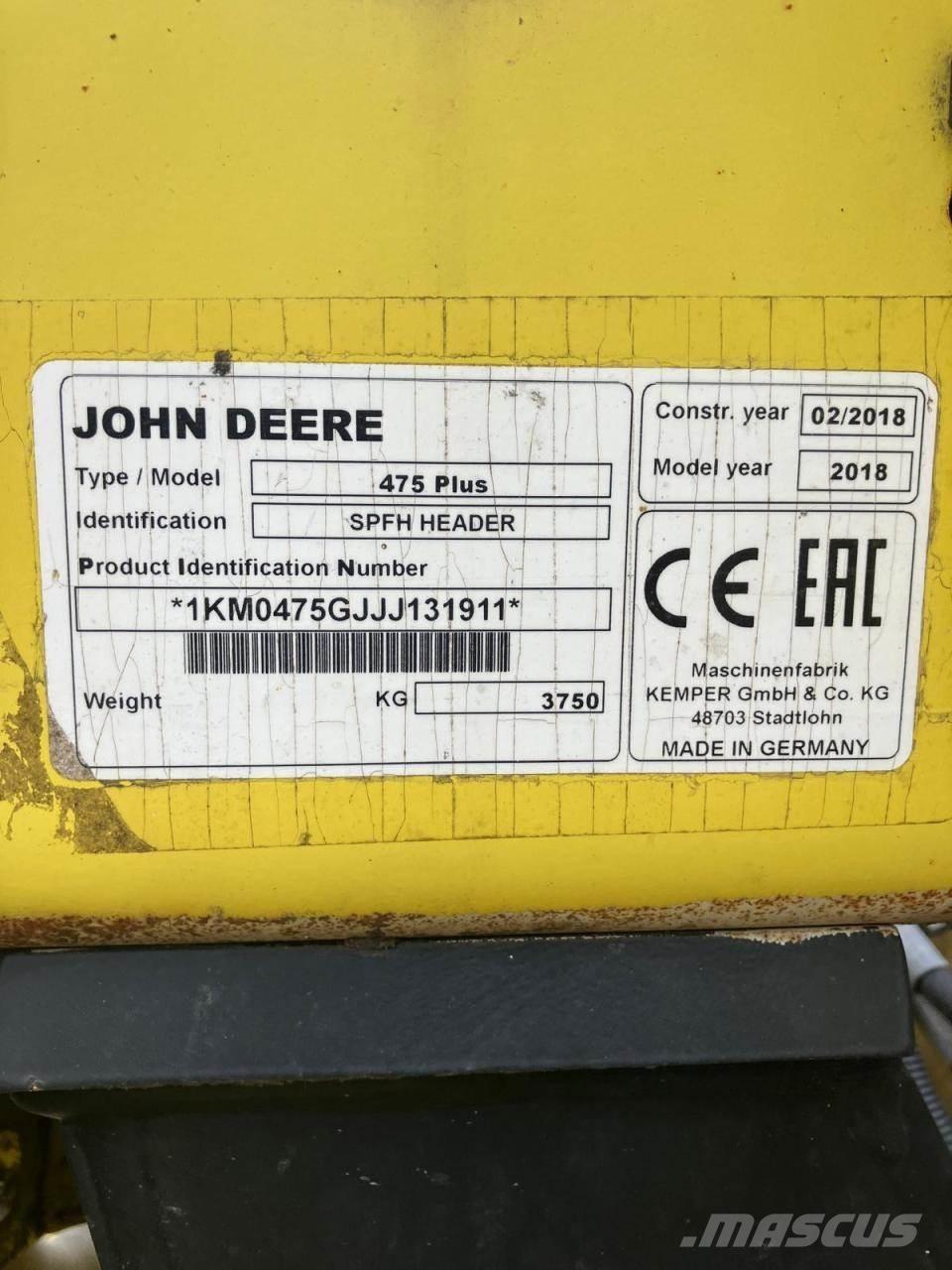 John Deere 8500 Self-propelled foragers