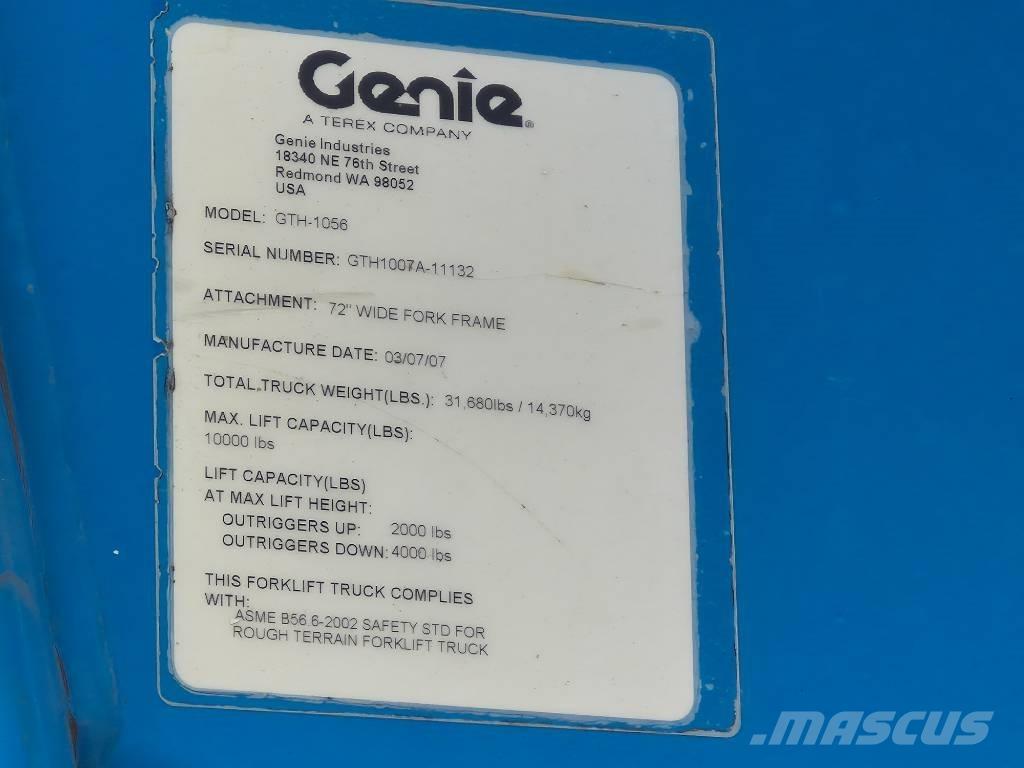 Genie GTH 1056 Telescopic handlers
