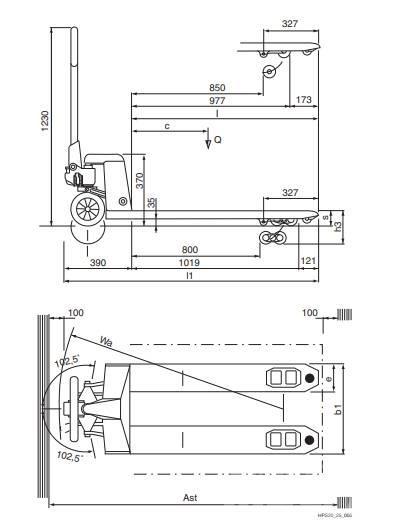 Still HPS25 Hand pallet truck