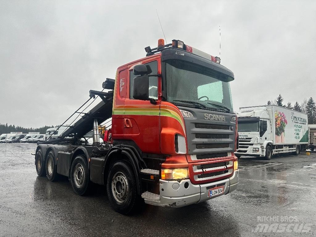 Scania R500 8X4 Cable lift demountable trucks