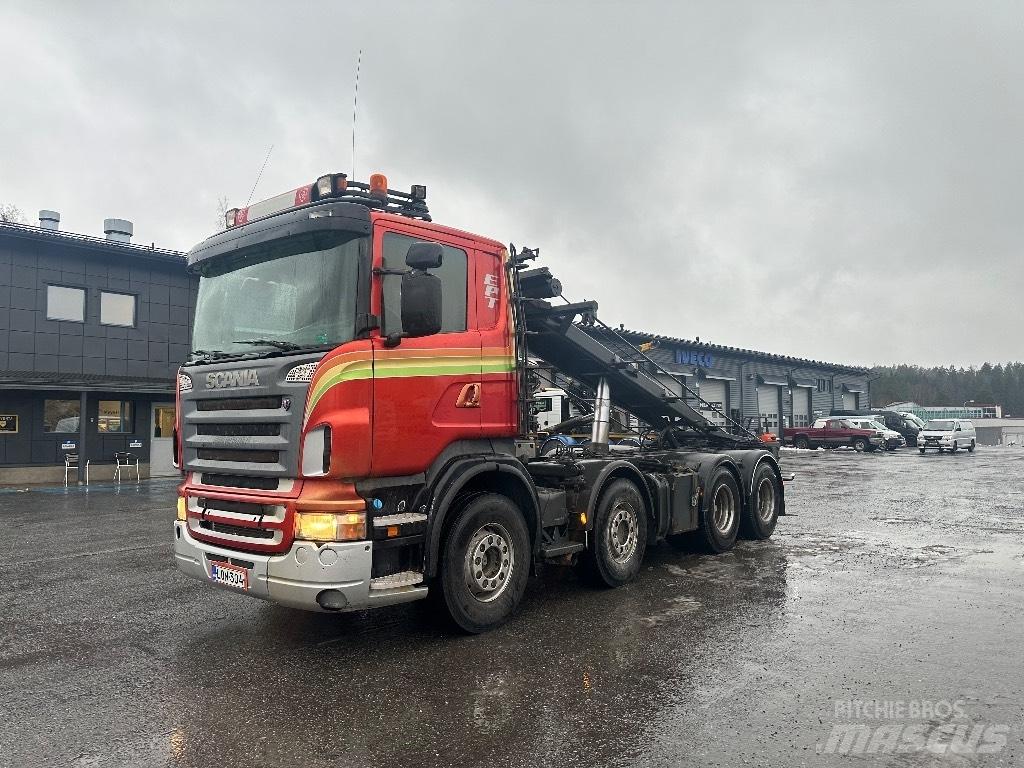 Scania R500 8X4 Cable lift demountable trucks