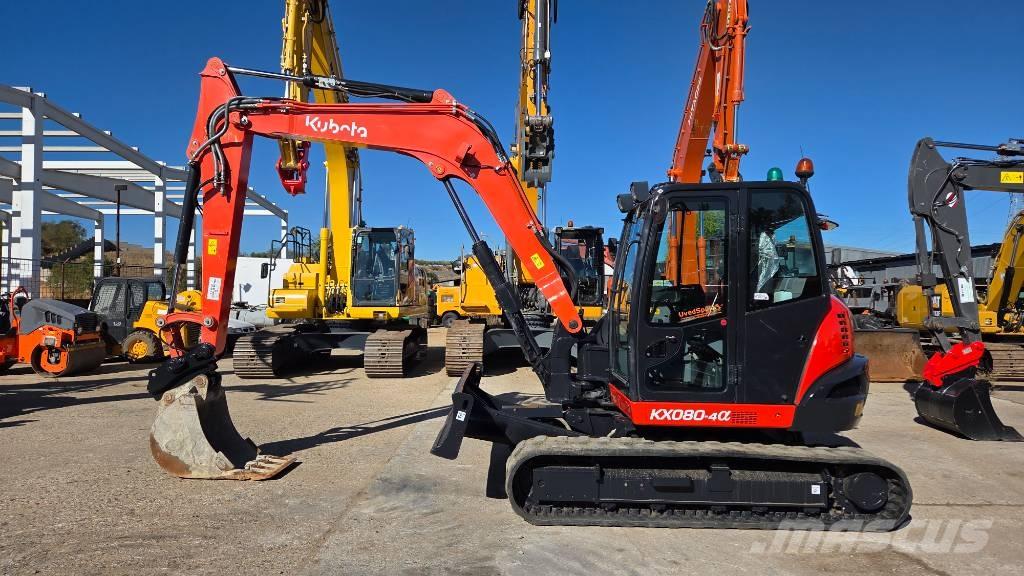 Kubota KX 080-4 Midi excavators  7t - 12t