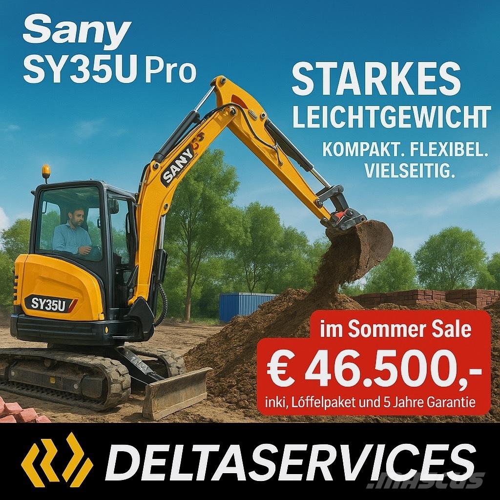 Sany SY 35 U Mini excavators < 7t (Mini diggers)