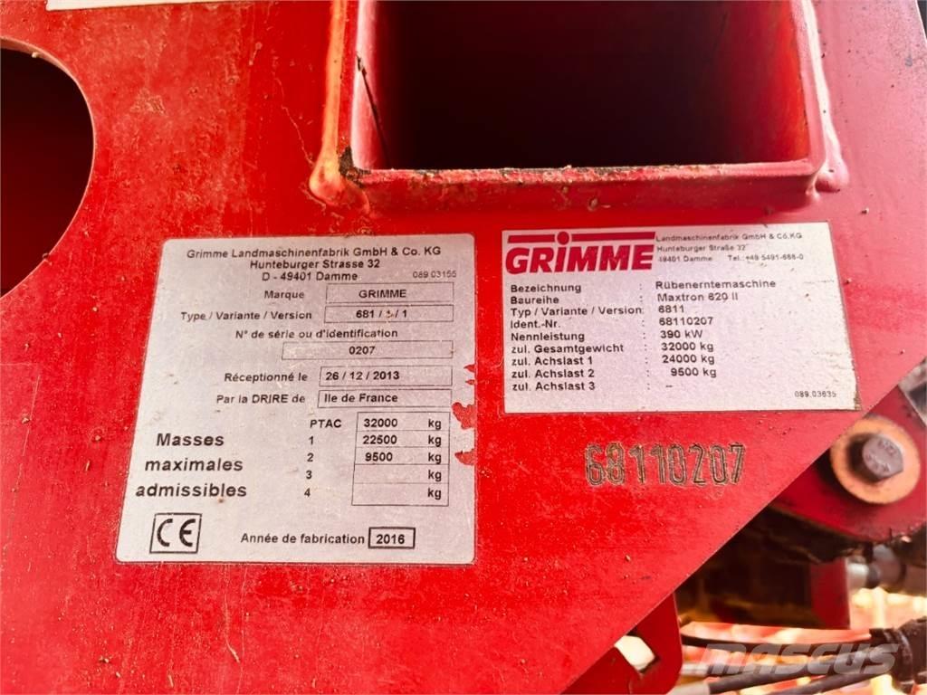 Grimme MAXTRON 620 Beet harvesters