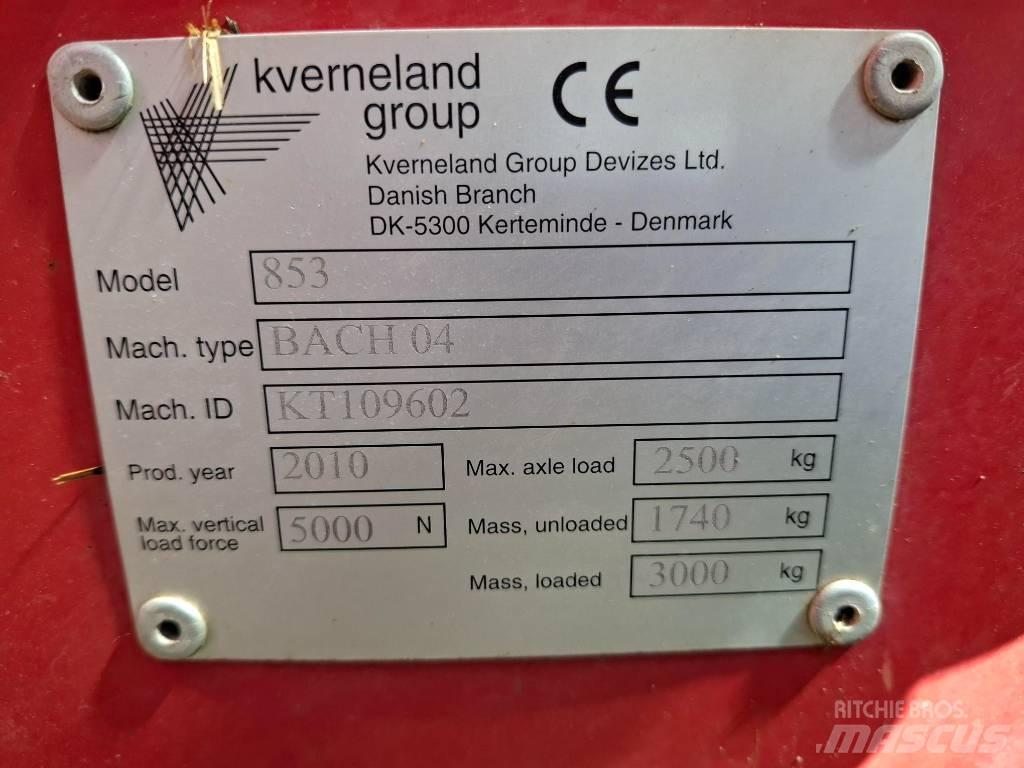 Kverneland 853 Bale shredders, cutters and unrollers