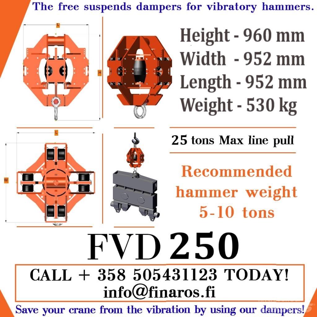  FVD 250 Vibratory pile drivers