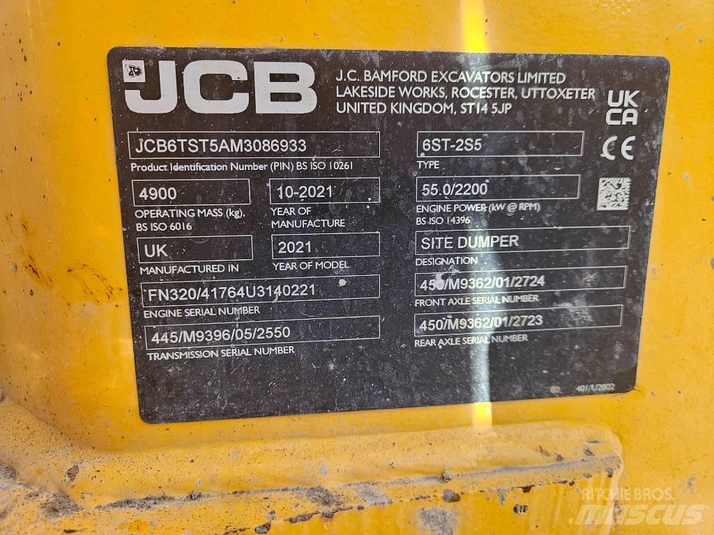 JCB 6ST-2S5 Articulated Dump Trucks (ADTs)